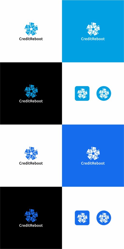 Portfolio: CreditReboot - branding - Logo design - Identity Design