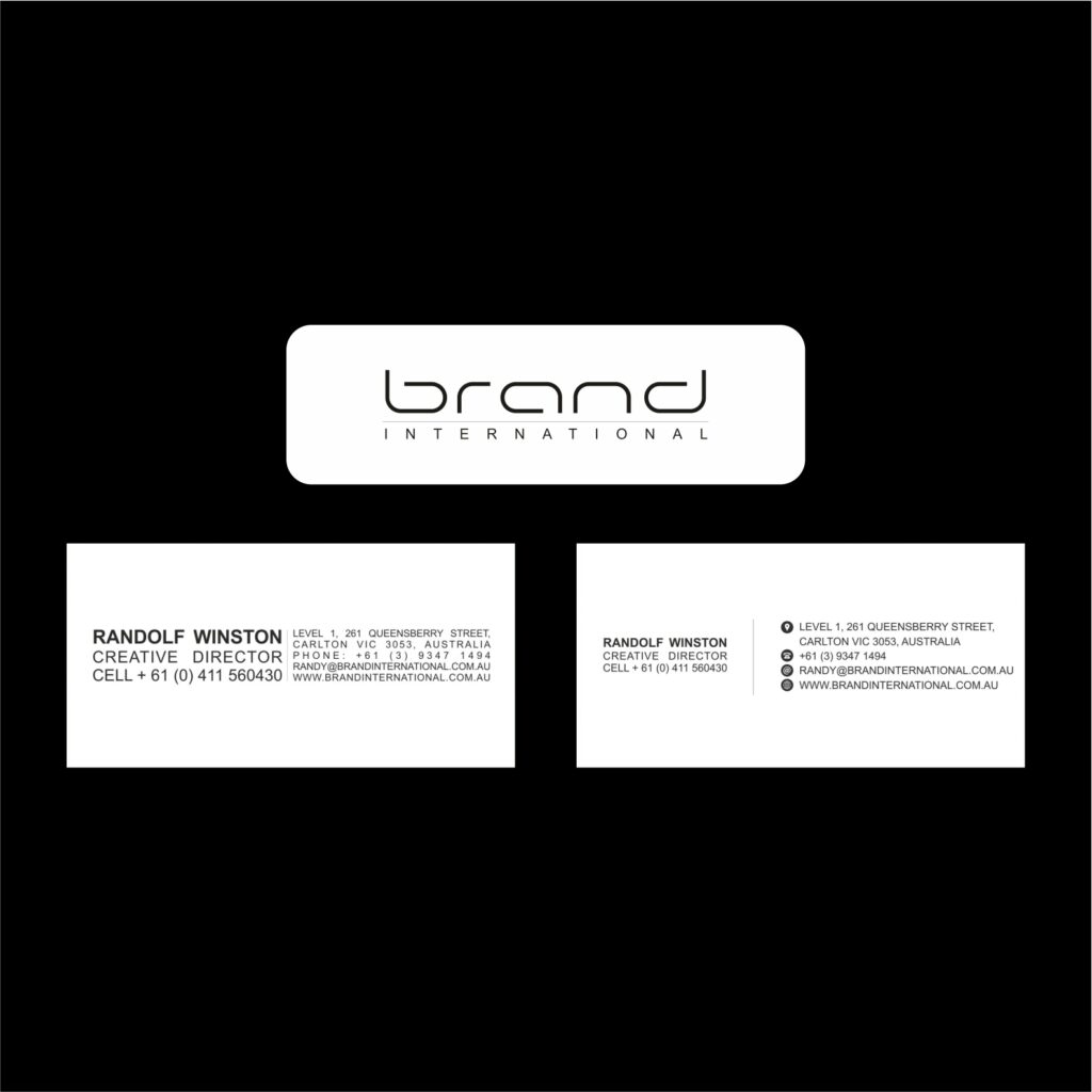 Portfolio: Brand International - branding - Brand Guideline - Logo design - Identity Design - Stationary Design