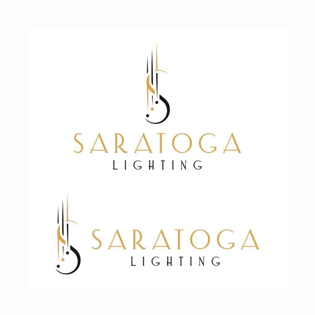 Portfolio: Saratoga Lighting - branding - Logo design - Identity Design