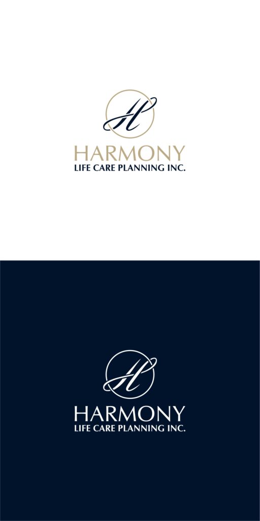 Portfolio: Harmony Life care planning inc. - branding - Logo design - Identity Design