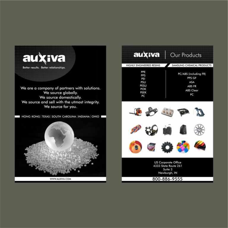 Portfolio: Auxiva - branding - Graphic Design - Print Design - Stationary Design