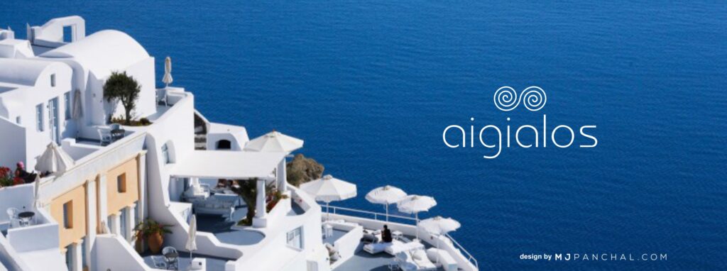 Portfolio: aigialos hotel Greece - branding - Logo design - Identity Design