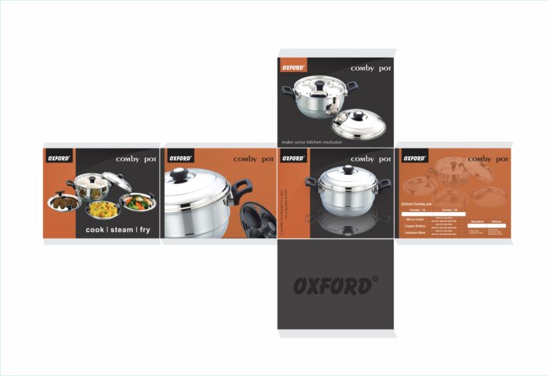 Portfolio: Oxford Kitchenware, Comby Pot - Packaging Design - branding - Graphic Design - Print Design - Stationary Design